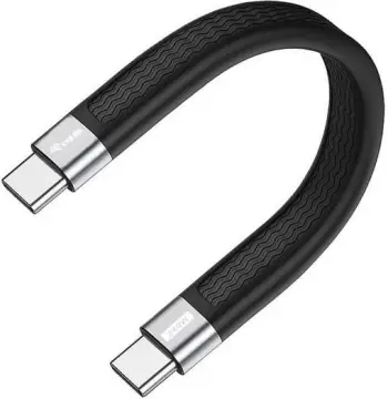 Kabllo USB-C Equip USB 4 Gen.3, 0.13m, 80Gbps, e zezë