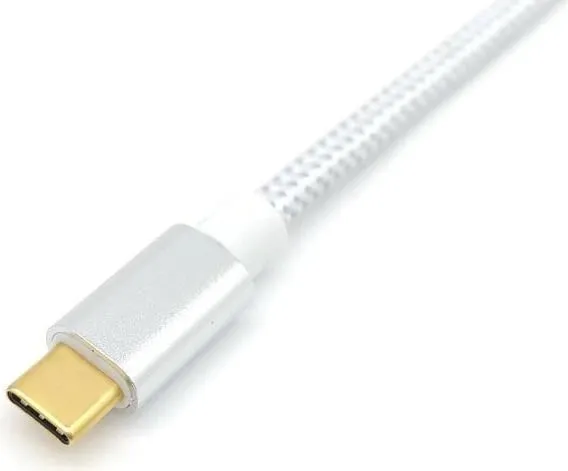 Kabëll USB C në USB C Equip USB 3.2 Gen 2, 1m, 100W, argjendtë/bardhë - 5