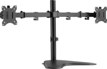 Stendë tavoline për monitorë ColorWay 650123, 17"-32", gas spring, dy monitorë, e zezë