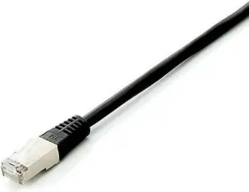Kabllo rrjeti Cat6a Equip S/FTP, 0.25m, set 10 copë, e zezë