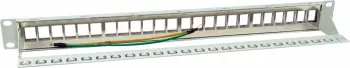 Panel Keystone EQUIP 769326, 24 porta, rack 1U, metal, gri