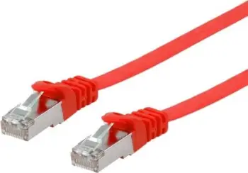 Kabllo rrjeti Equip Patch Cable Cat6A, 1m, flat LSZH, e kuqe
