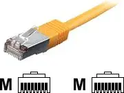 Kabllo rrjeti EQUIP Patchcord, SF/UTP, Cat5e, 1 m (705460), e verdhë
