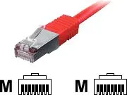 Kabllo rrjeti EQUIP Patchcord, SF/UTP, Cat5e, 1m, (705420), e kuqe - 1
