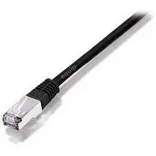 Kabllo rrjeti EQUIP Patchcord C5e, SF/UTP (705910), e zezë, 1 m