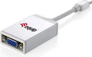 Adaper Equip Mini DisplayPort - D-Sub (VGA) 0.15m, i bardhë - 1