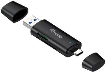 Lexues kartelash Equip Dual Connector, USB C dhe USB A, 5Gbps, i zi