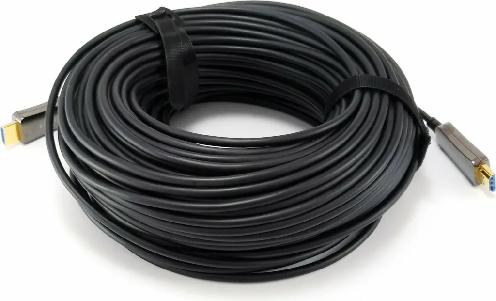 Kabllo HDMI 2.0 Active Optical Equip, 70m, e zezë - 3