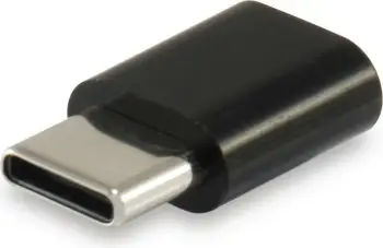 Adapter USB C në Micro USB Equip, i zi