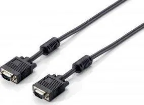 Kabllo VGA Equip 1m, mashkull-mashkull, e zezë - 1