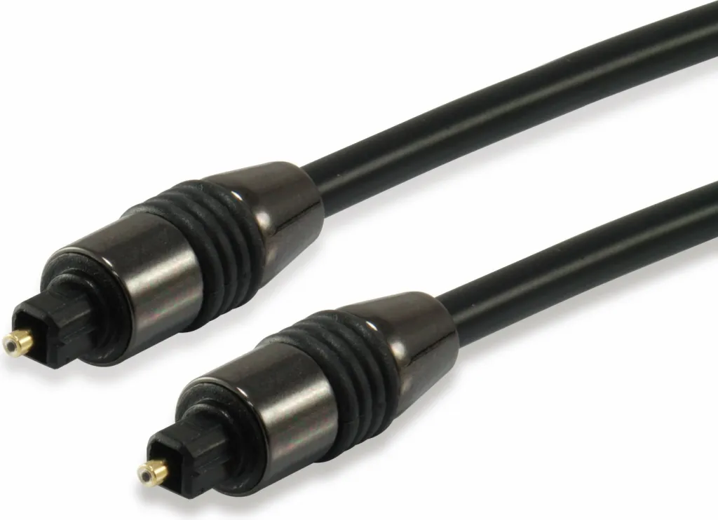 Kabllo audio optike TOSLINK Equip 1.8m, e zezë - 1