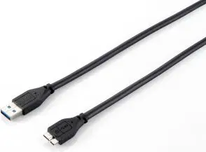 Kabllo USB Equip Micro B USB 3.0, 1.8m (128397), e zezë