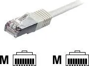 Kabllo rrjeti Equip Patchcord, S/FTP, Cat6, PIMF, 1m, e bardhë - 1