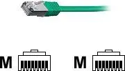 Kabllo rrjeti Equip Cat 6, S/FTP, HF, 10m, e gjelbërt - 1