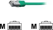Kabllo rrjeti Equip Cat 6, S/FTP, HF, 10m, e gjelbërt