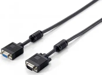 Kabllo VGA zgjatje Equip 1.8m, mashkull-femër, e zezë