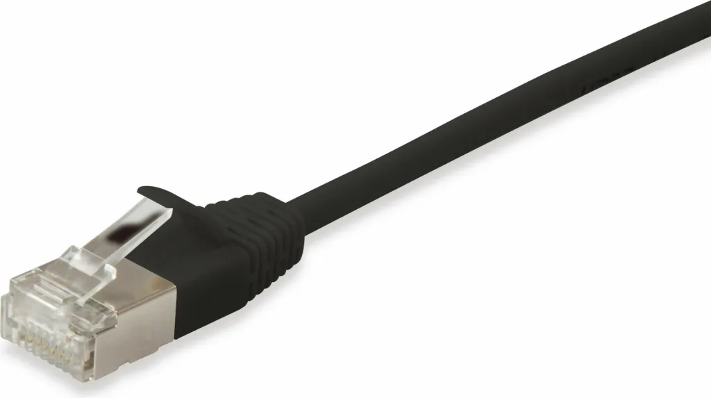 Kabllo rrjeti EQUIP Cat6a F/FTP Slim, 2m, e zezë - 2