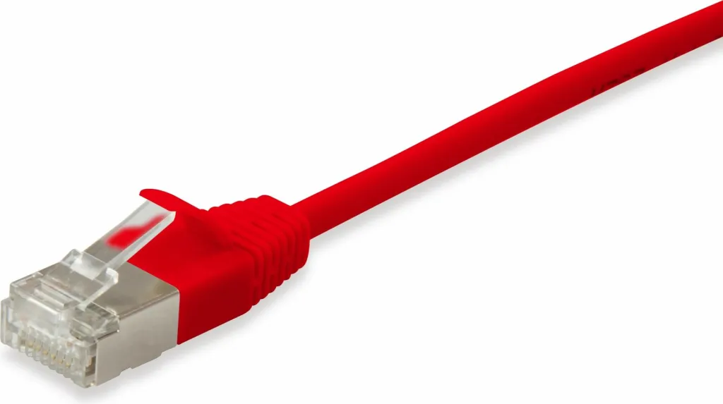 Kabllo rrjeti EQUIP Cat6a F/FTP Slim 20m, e kuqe - 2