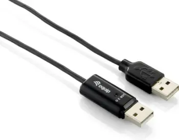 Kabëll USB 2.0 për ndarje CD-ROM Equip 1.8m, mashkull/mashkull, zi