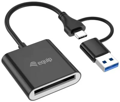 Lexues kartelash Equip CFexpress Type B, USB 3.2 Gen 2 10Gbps, USB C dhe USB A, i zi - 1