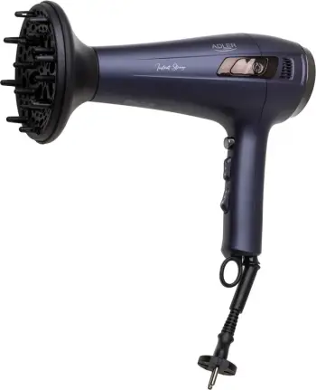 Tharëse flokësh Adler AD 2273 me kabllo tërheqëse dhe difuzer, 2400W, purple