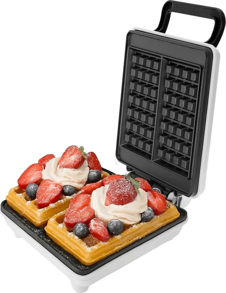 Aparat për waffle Mesko MS 3091, 1800W, pllaka me veshje Teflon, i bardhë - 7