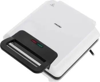 Aparat për waffle Mesko MS 3091, 1800W, pllaka me veshje Teflon, i bardhë