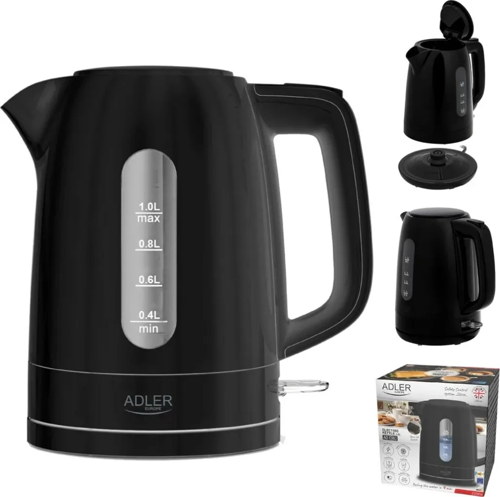Ibrik elektrik Adler AD 1380B, 1L, i zi - 10