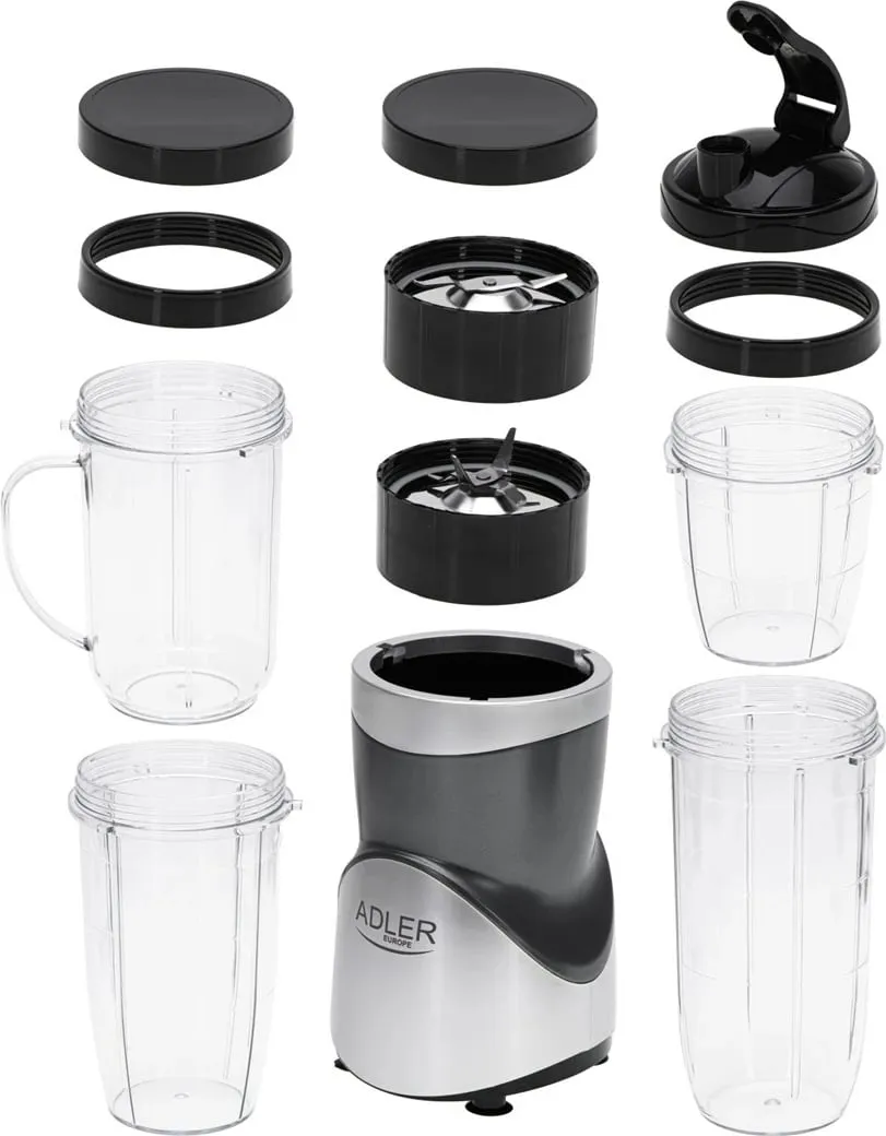 Blender tavoline Adler AD 4084, 0.7L, xham, 1200W, i zi - 6