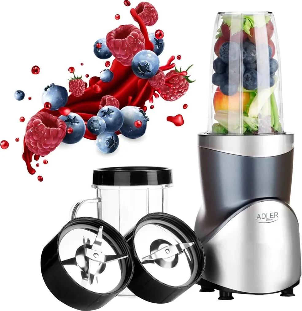 Blender tavoline Adler AD 4084, 0.7L, xham, 1200W, i zi - 10