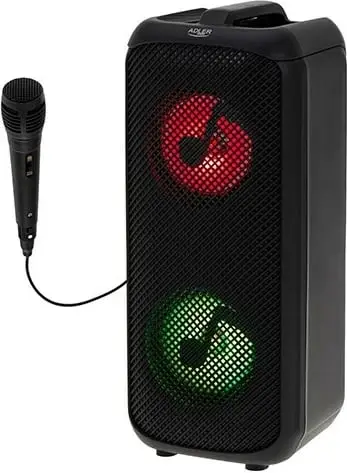 Altoparlant portativ Bluetooth Adler AD 1903, 1500 mAh, i zi, me mikrofon