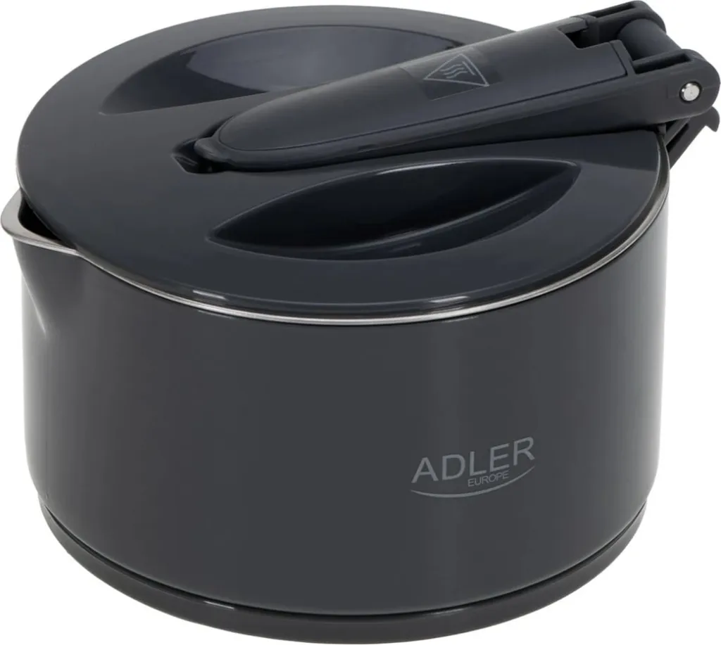 Ibrik elektrik Adler AD 1377g, silikon, 0.6L, Gri - 3
