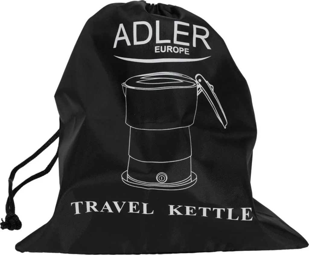 Ibrik elektrik Adler AD 1377g, silikon, 0.6L, Gri - 6