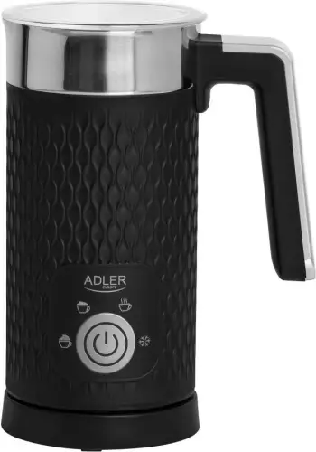 Shkumës qumështi elektrik Adler AD4494, 500W, 4 funksione, i zi