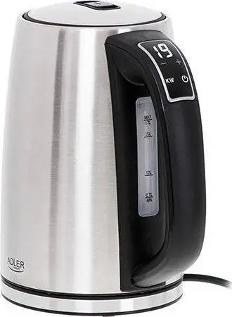 Ibri elektrik Adler AD 1340, 1.7L, ekran LCD, argjendtë