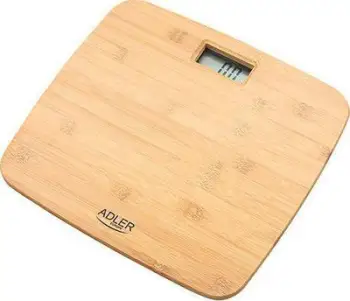 Peshore banjoje Adler AD 8173, deri 150 kg, platformë bambu, kafe natyrale