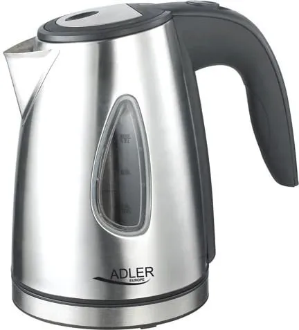 Çajnik elektrik Adler AD 1203, 1 L, Argjendtë 1630 W - 2
