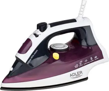 Hekur për hekurosje Adler AD 5022, 2200 W, i vjollcë
