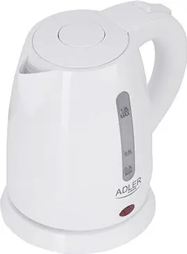 Çajnik elektrik Adler AD 1272, 1 L, 1600 W, Hazelnut, Bardhë
