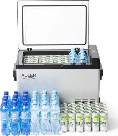 Frigorifer turistik Adler AD 8081, 40L, kompresor, gri - 3