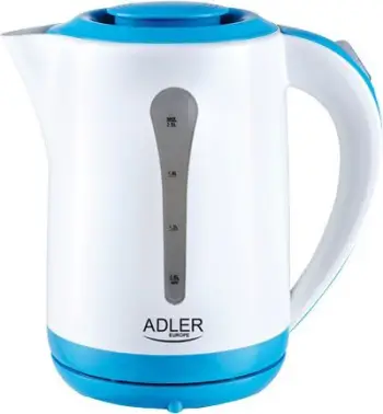 Çajnik elektrik Adler AD 1244, 2.5L, bardhë-gri