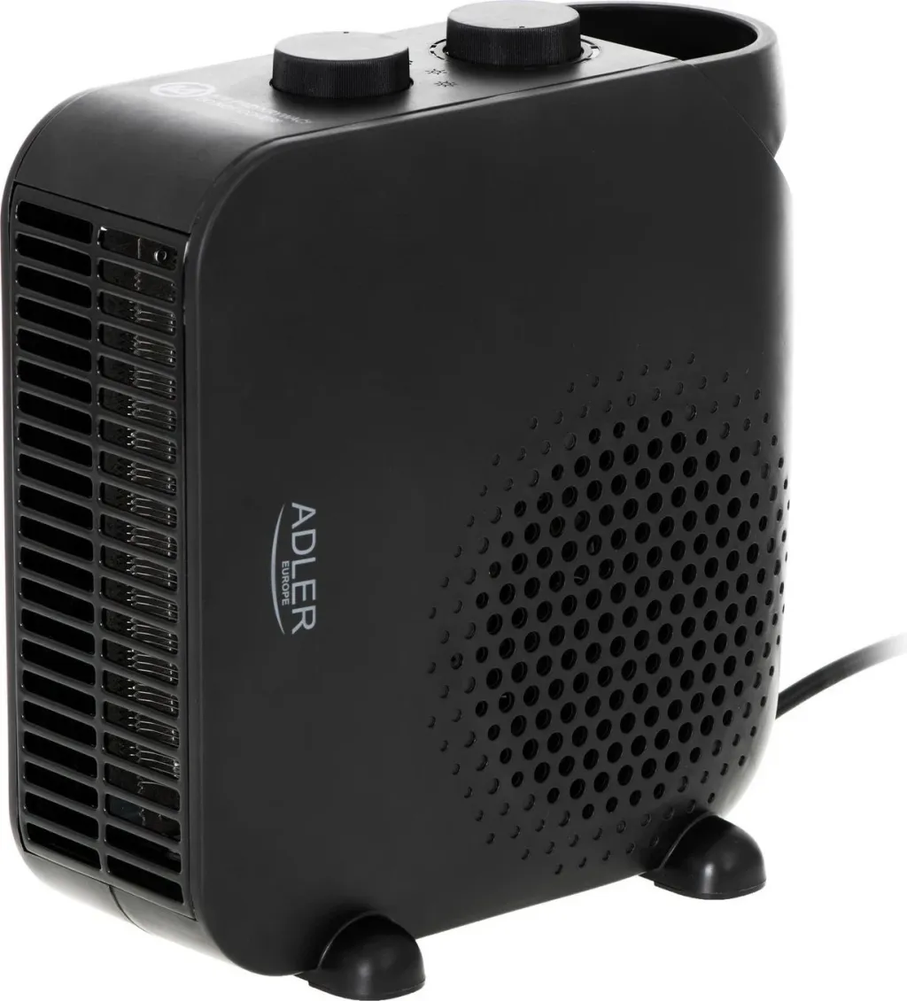 Ngrohës me ventilator Adler AD 7725b, 2000W, i zi - 1