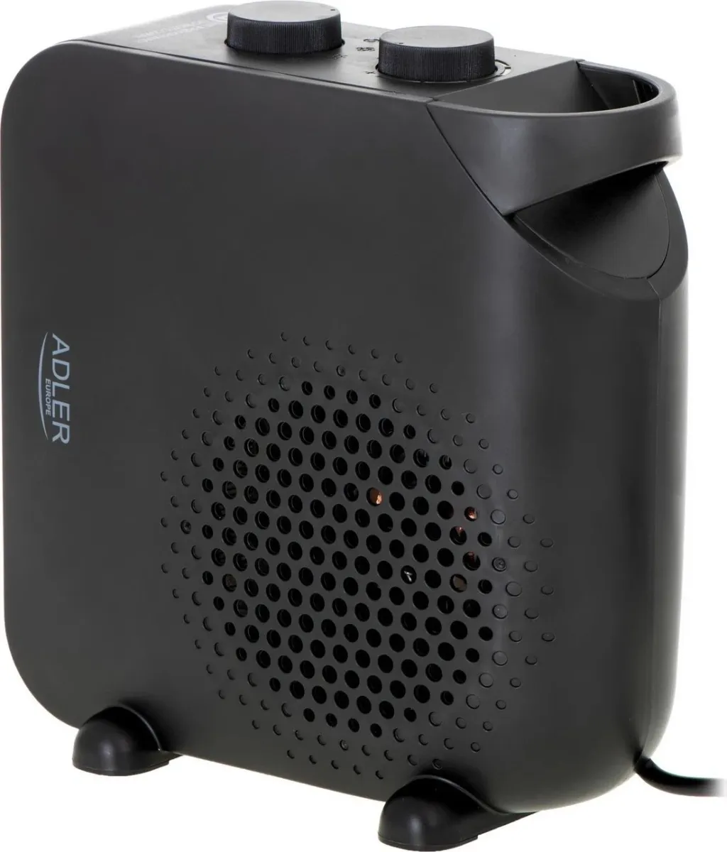 Ngrohës me ventilator Adler AD 7725b, 2000W, i zi - 2
