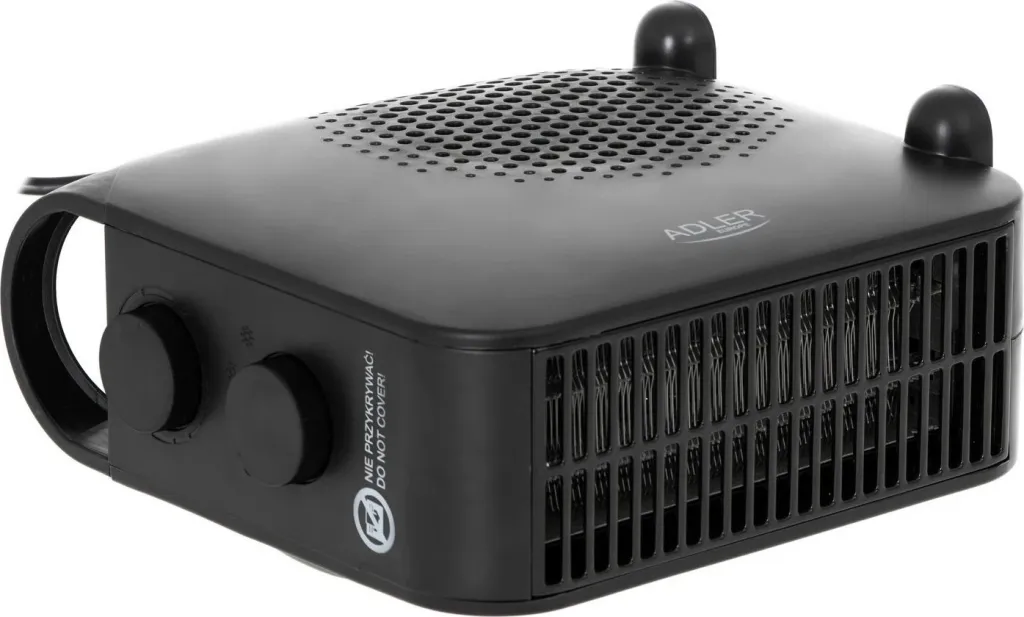 Ngrohës me ventilator Adler AD 7725b, 2000W, i zi - 4