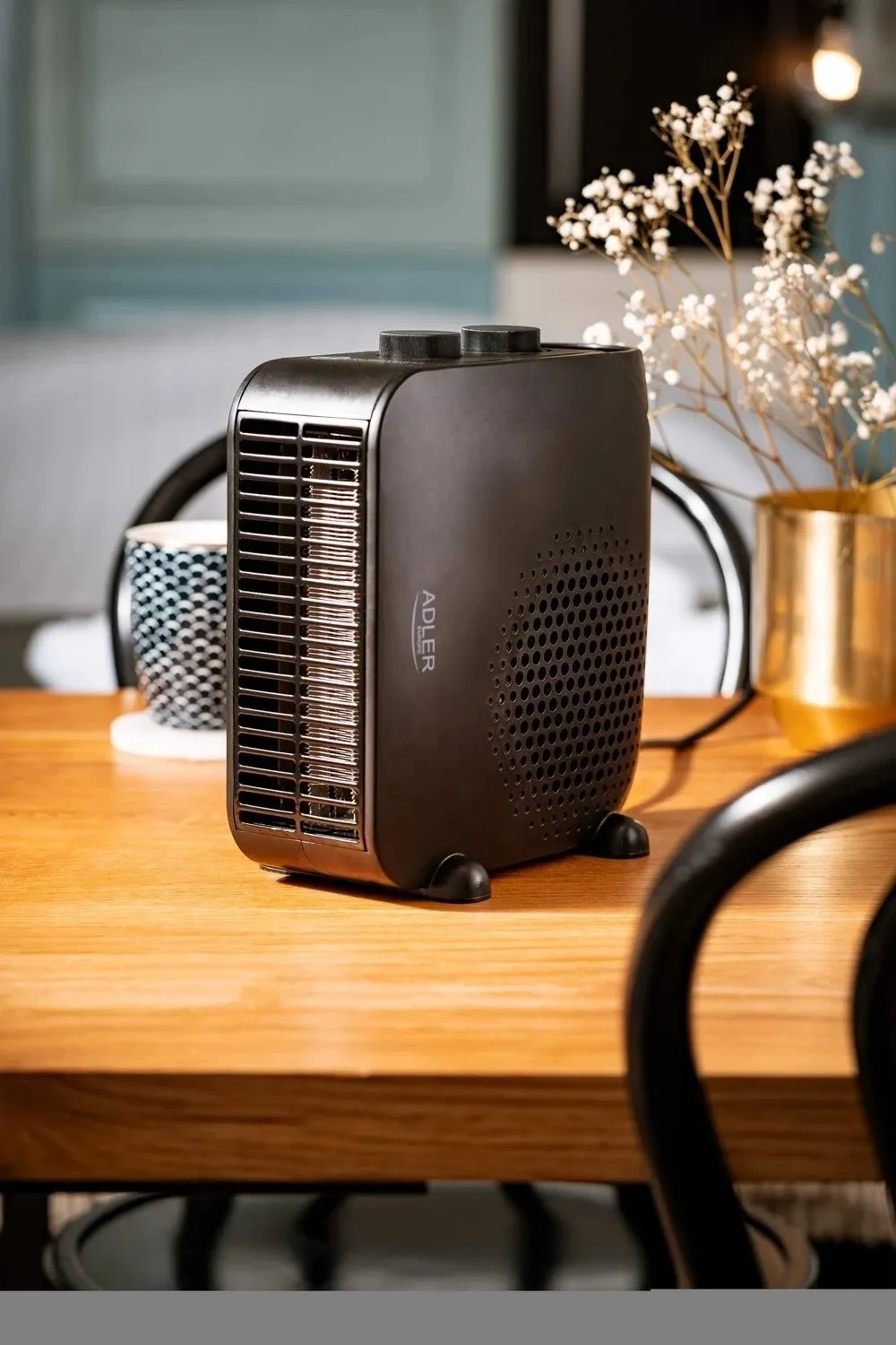 Ngrohës me ventilator Adler AD 7725b, 2000W, i zi - 6