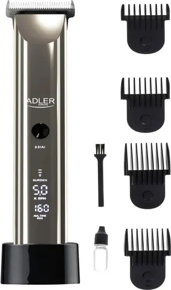 Makinë rroje Adler AD 2834, 3-12 mm, e argjendtë