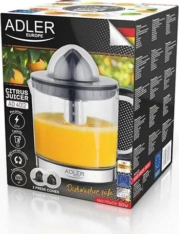 Shtypës frutash citrike Adler AD 4012, i zi - 8