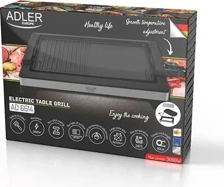 Grill elektrik Adler AD 6614, i zi - 4