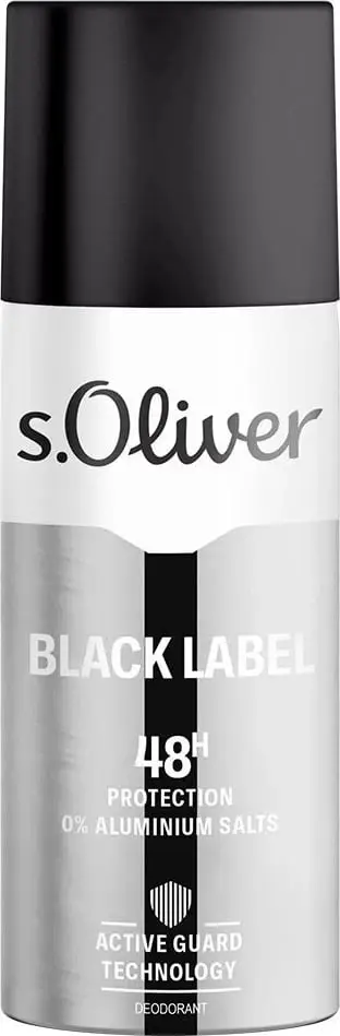 Deodorant spray për meshkuj s.Oliver Black Label, 150ml