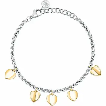 Byzylyk për femra Morellato Pailettes SAWW04, 19cm, i argjendtë/artë
